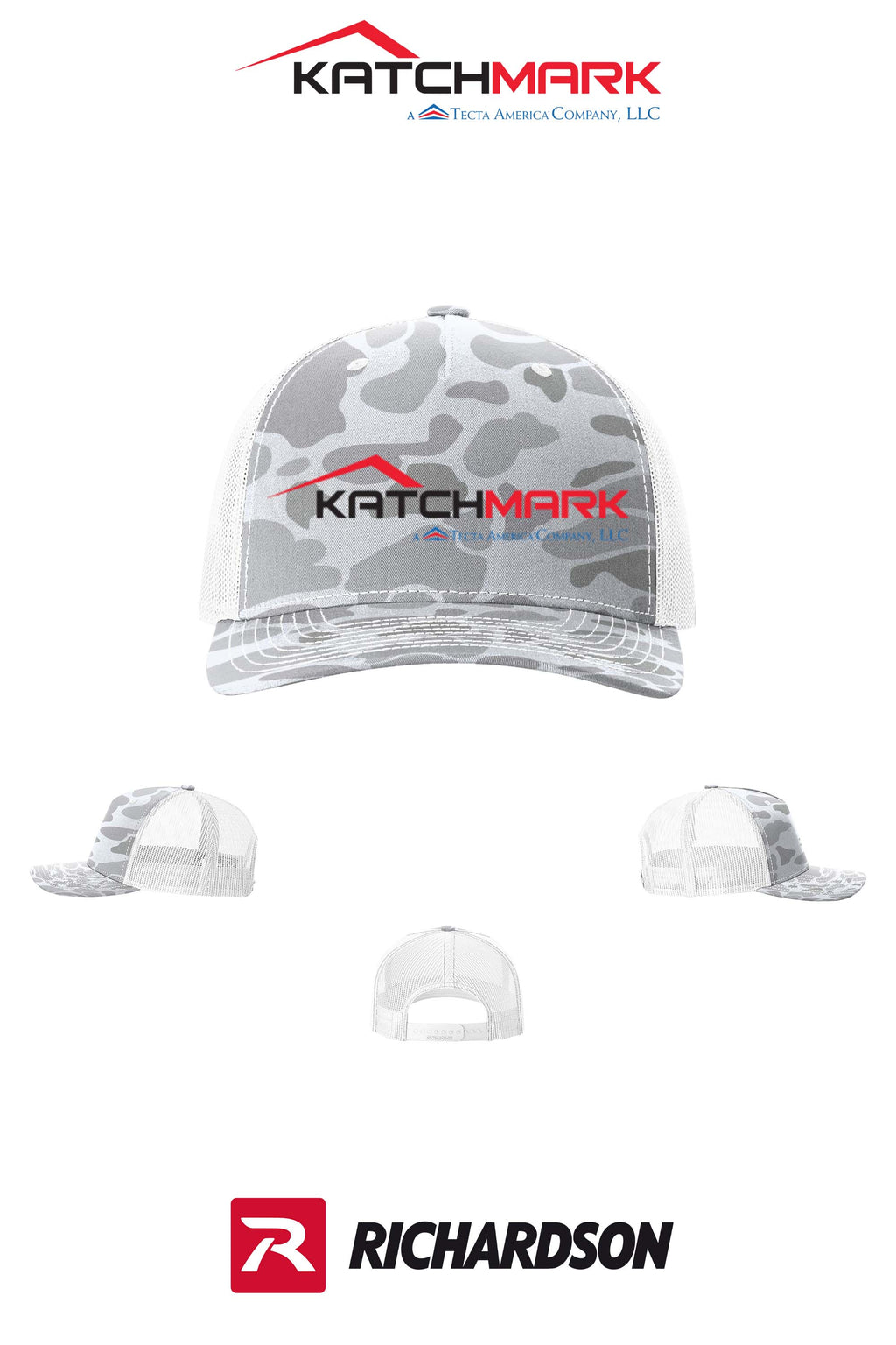 Richardson 112PFP Printed Five-Panel Trucker - Katchmark, A Tecta American Company LLC