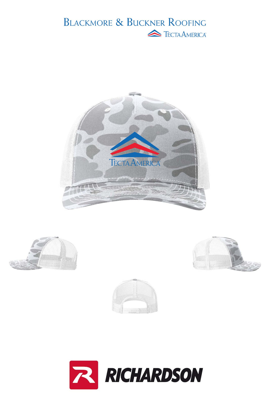 Richardson 112PFP Printed Five-Panel Trucker - Blackmore & Buckner