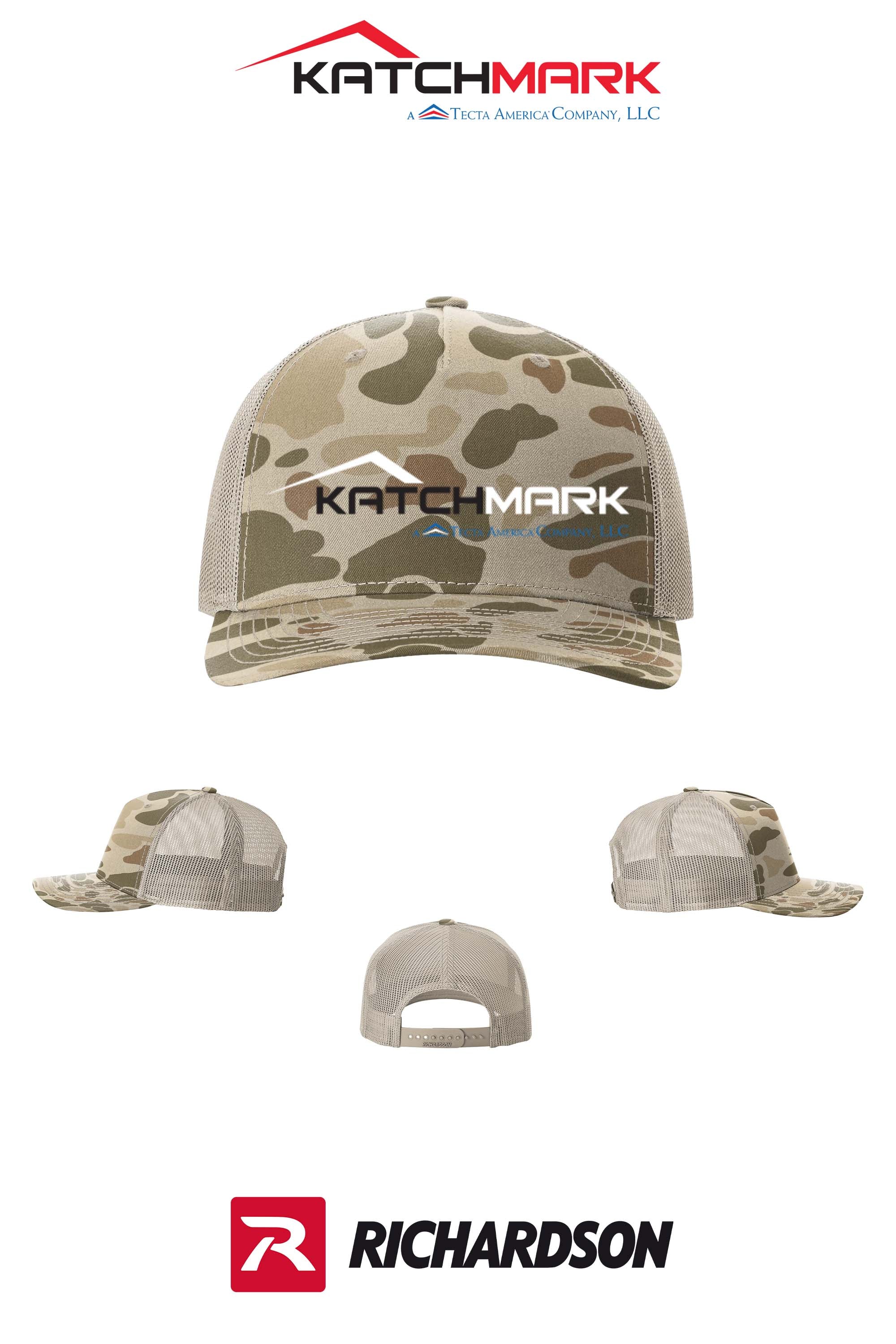 Richardson 112PFP Printed Five-Panel Trucker - Katchmark, A Tecta American Company LLC