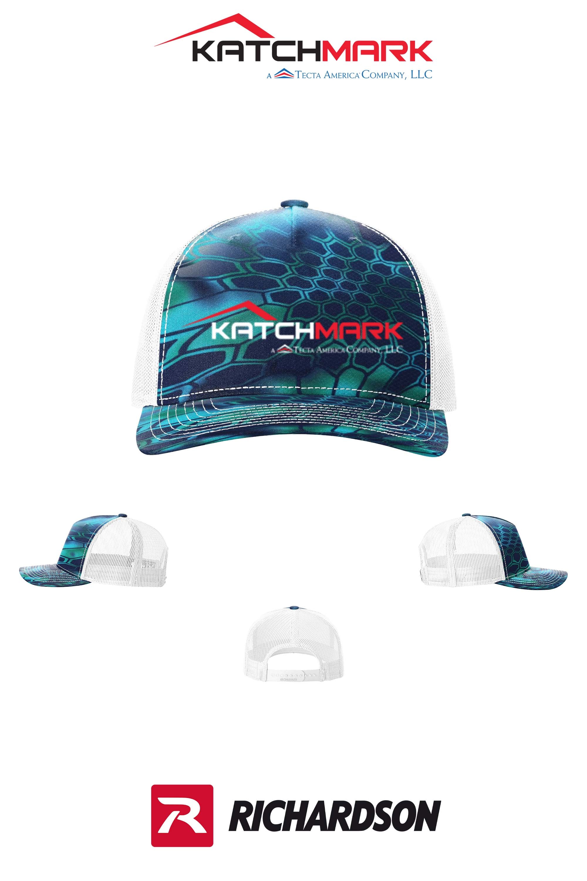 Richardson 112PFP Printed Five-Panel Trucker - Katchmark, A Tecta American Company LLC