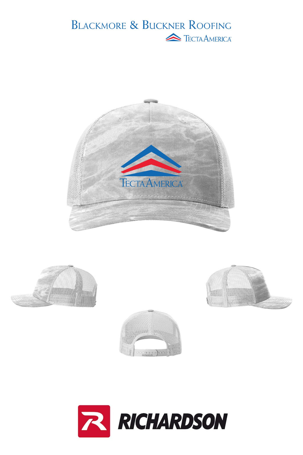 Richardson 112PFP Printed Five-Panel Trucker - Blackmore & Buckner