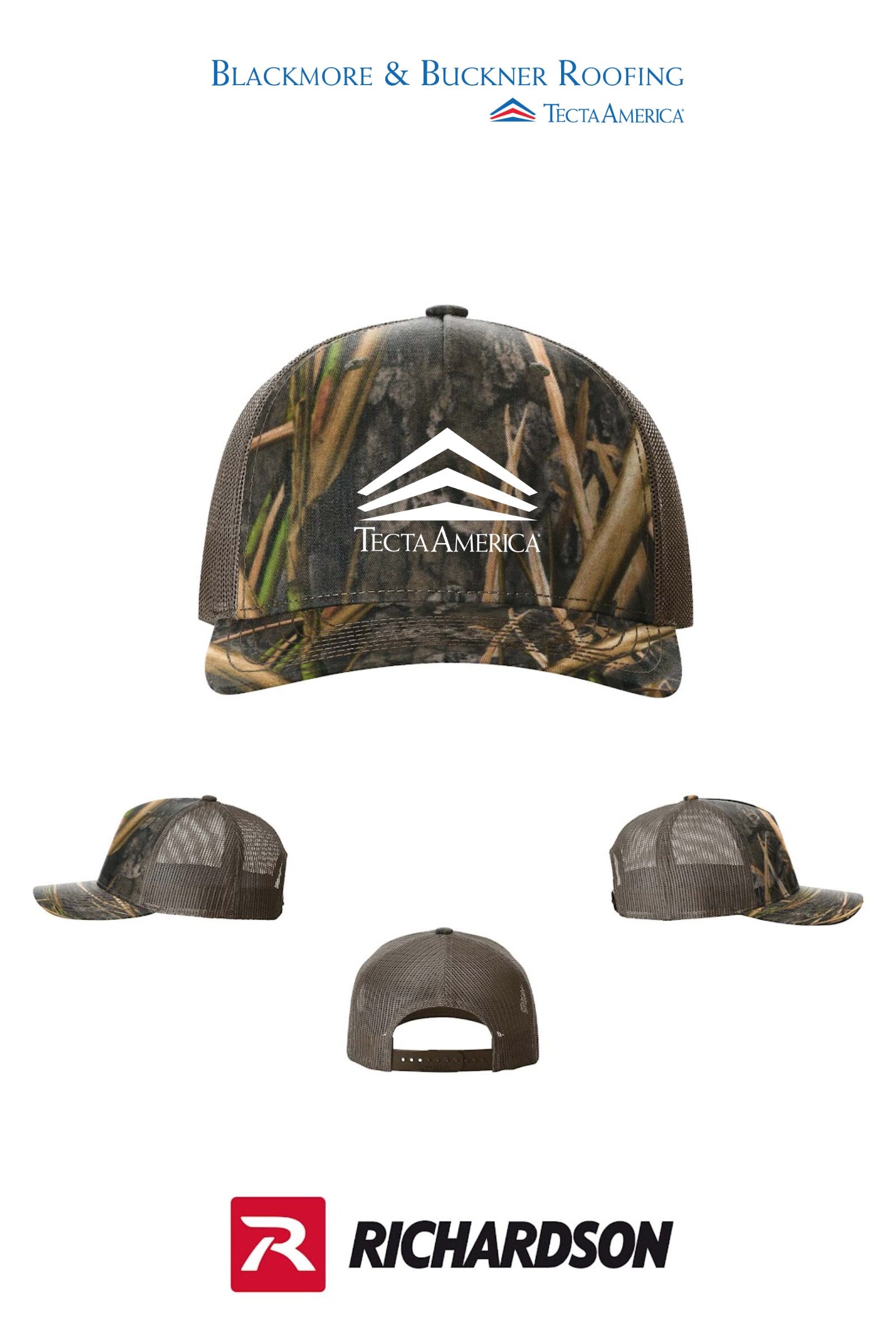 Richardson 112PFP Printed Five-Panel Trucker - Blackmore & Buckner