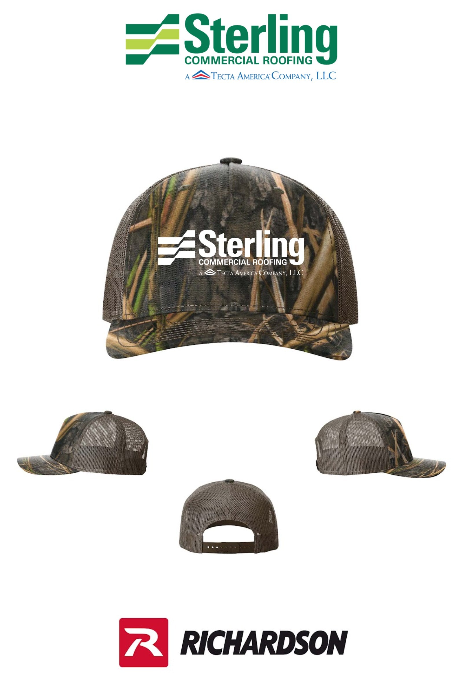 Richardson 112PFP Printed Five-Panel Trucker - Sterling, A Tecta American Company LLC