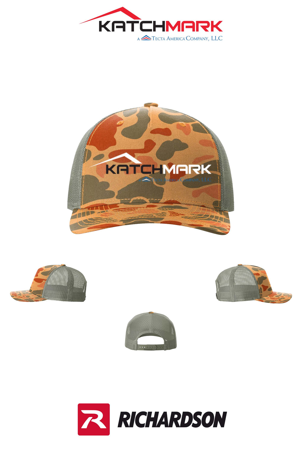Richardson 112PFP Printed Five-Panel Trucker - Katchmark, A Tecta American Company LLC