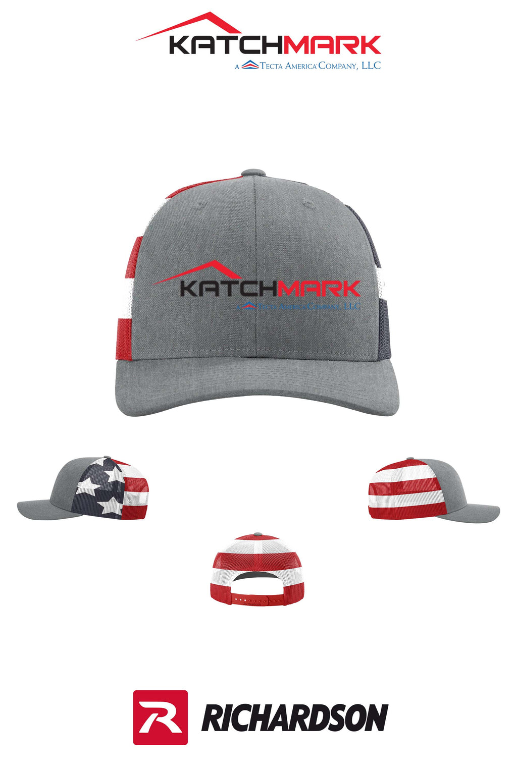 Richardson 112PM Printed Mesh Trucker - Katchmark, A Tecta American Company LLC