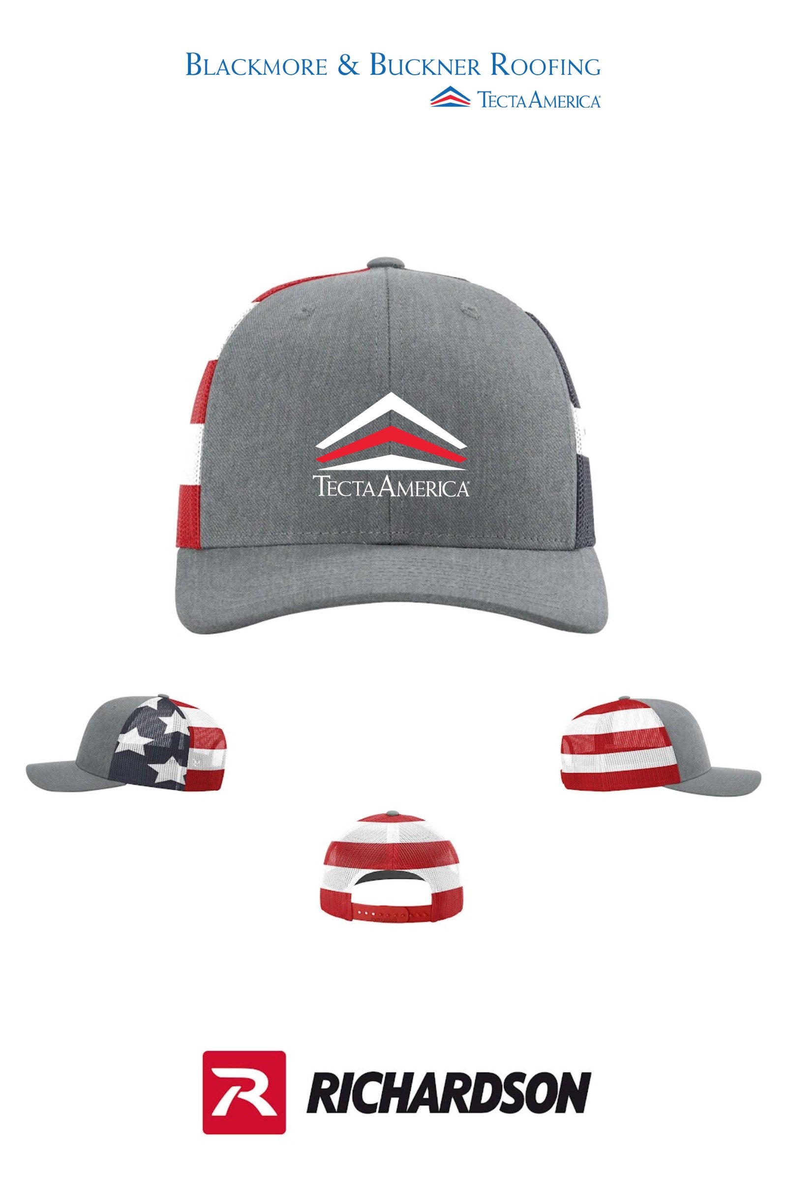 Richardson 112PM Printed Mesh Trucker - Blackmore & Buckner