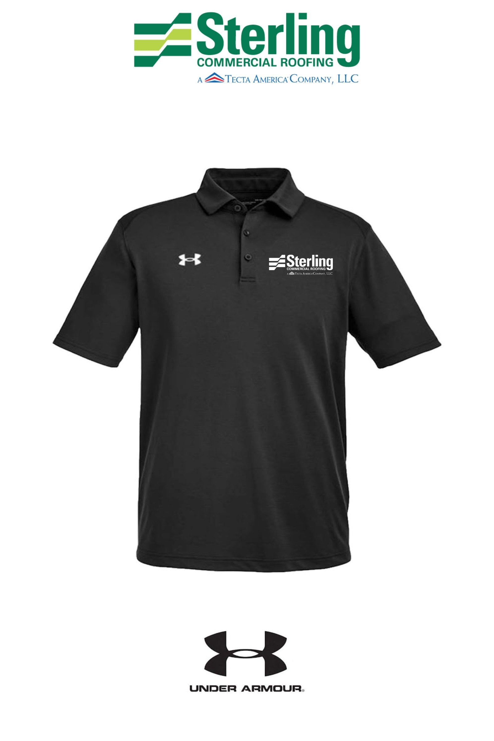 Under Armour Mens Tech‚ Polo - Sterling Commercial Roofing