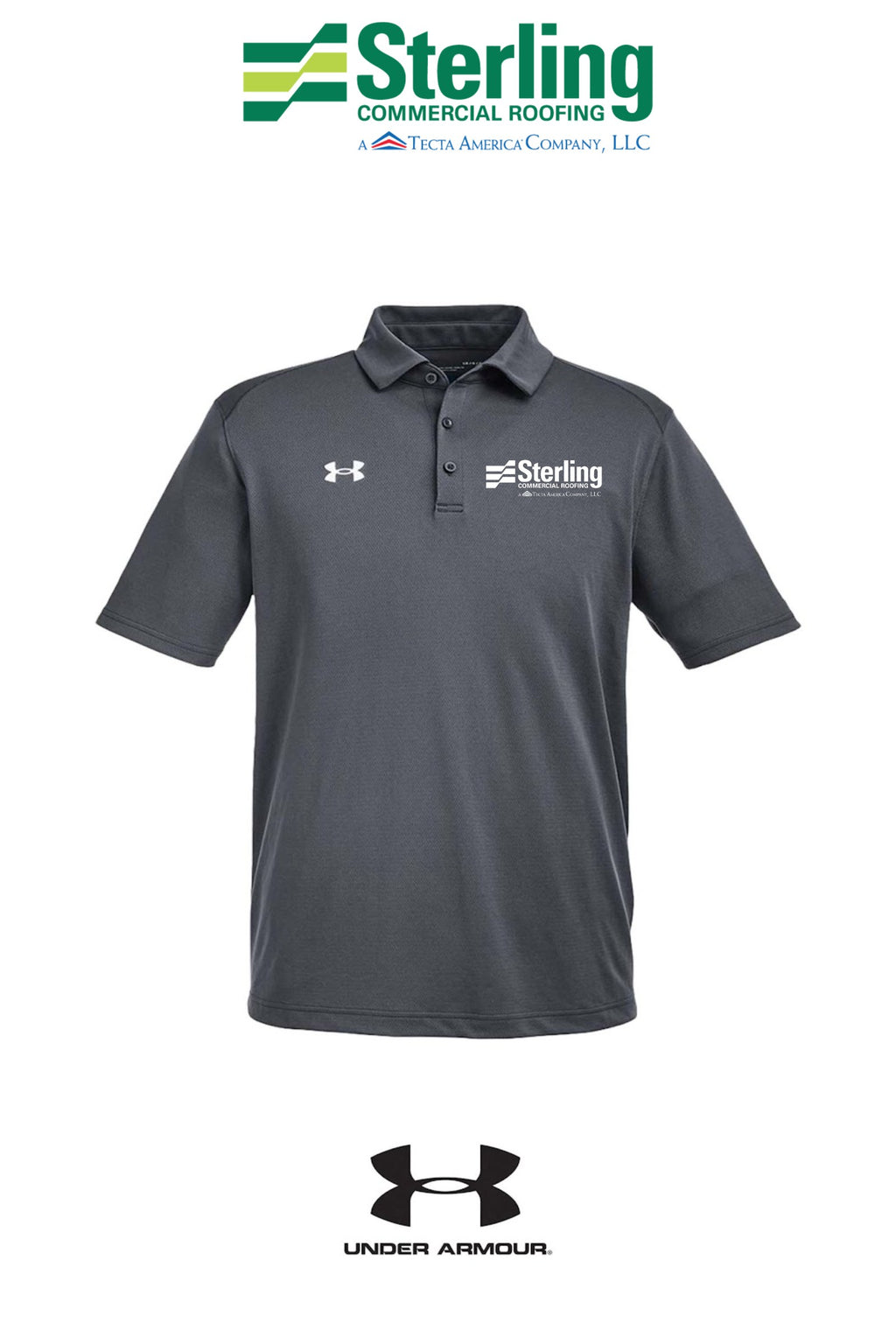 Under Armour Mens Tech‚ Polo - Sterling Commercial Roofing