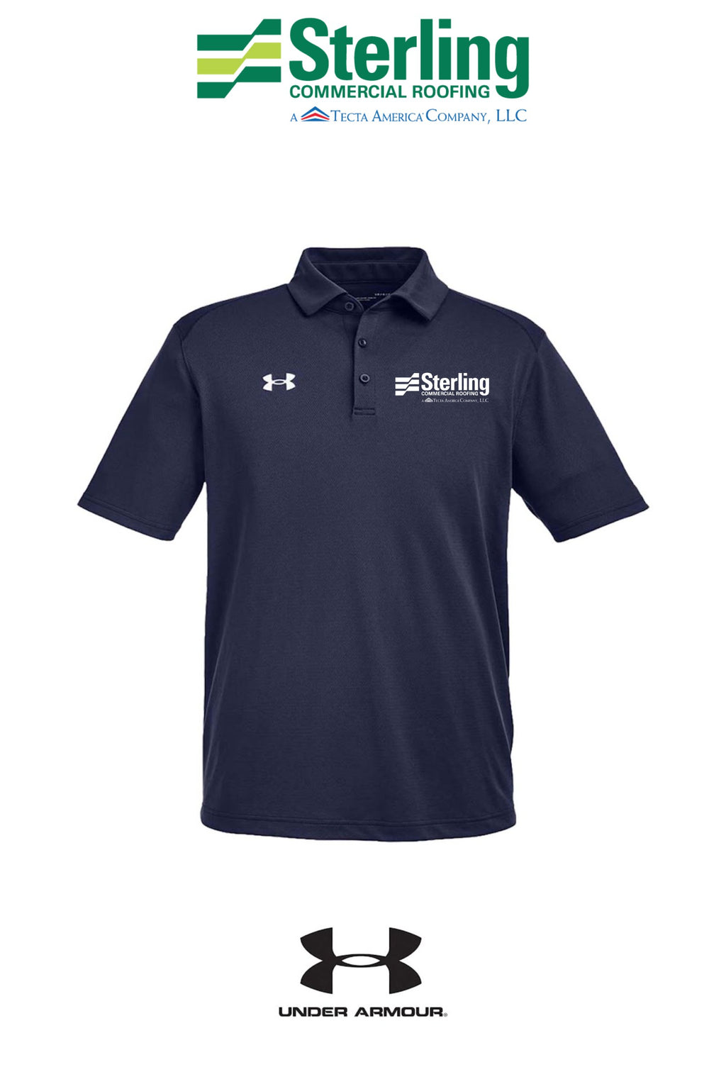 Under Armour Mens Tech‚ Polo - Sterling Commercial Roofing