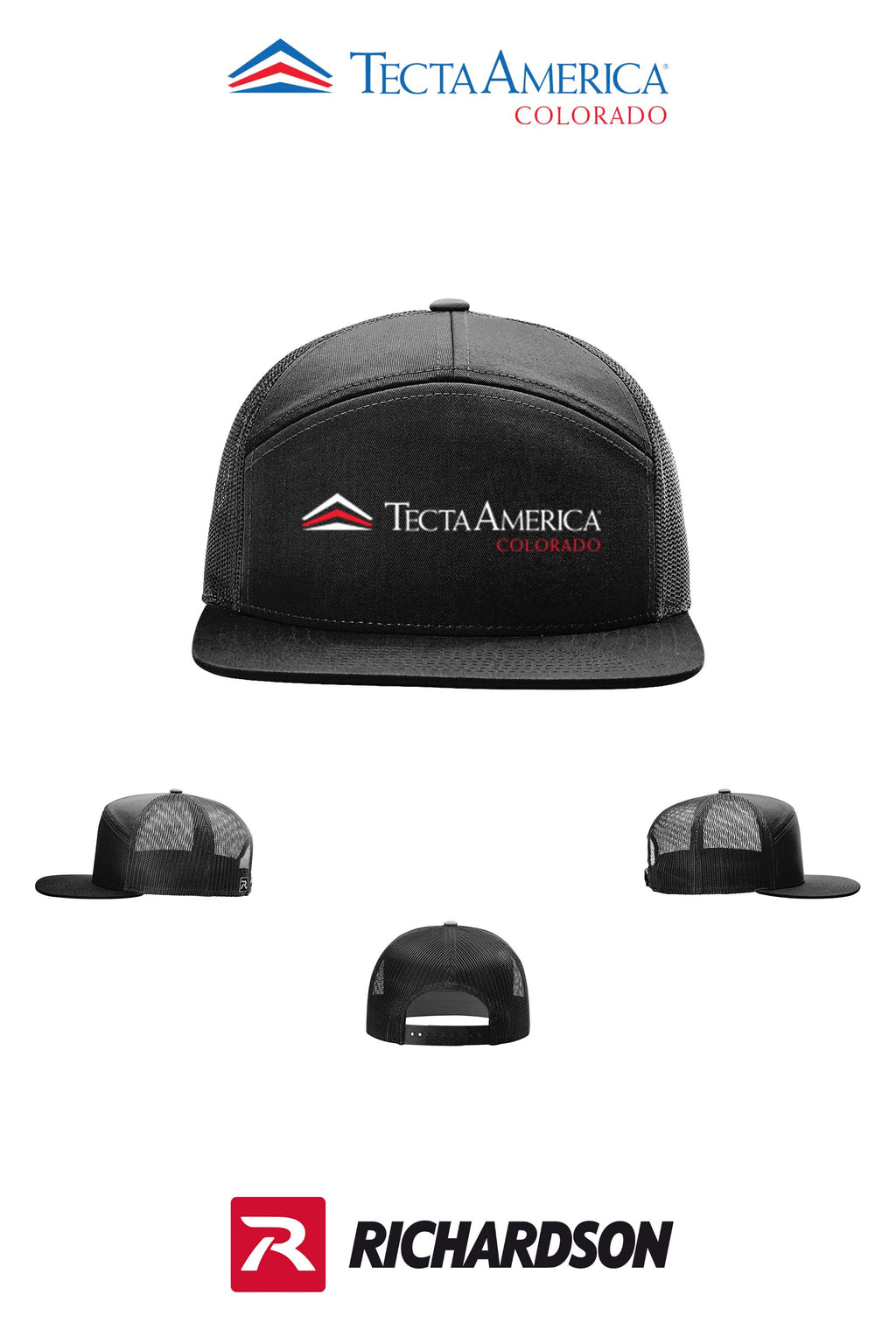 Richardson 168 Seven-Panel Trucker- Monument Roofing of Colorado
