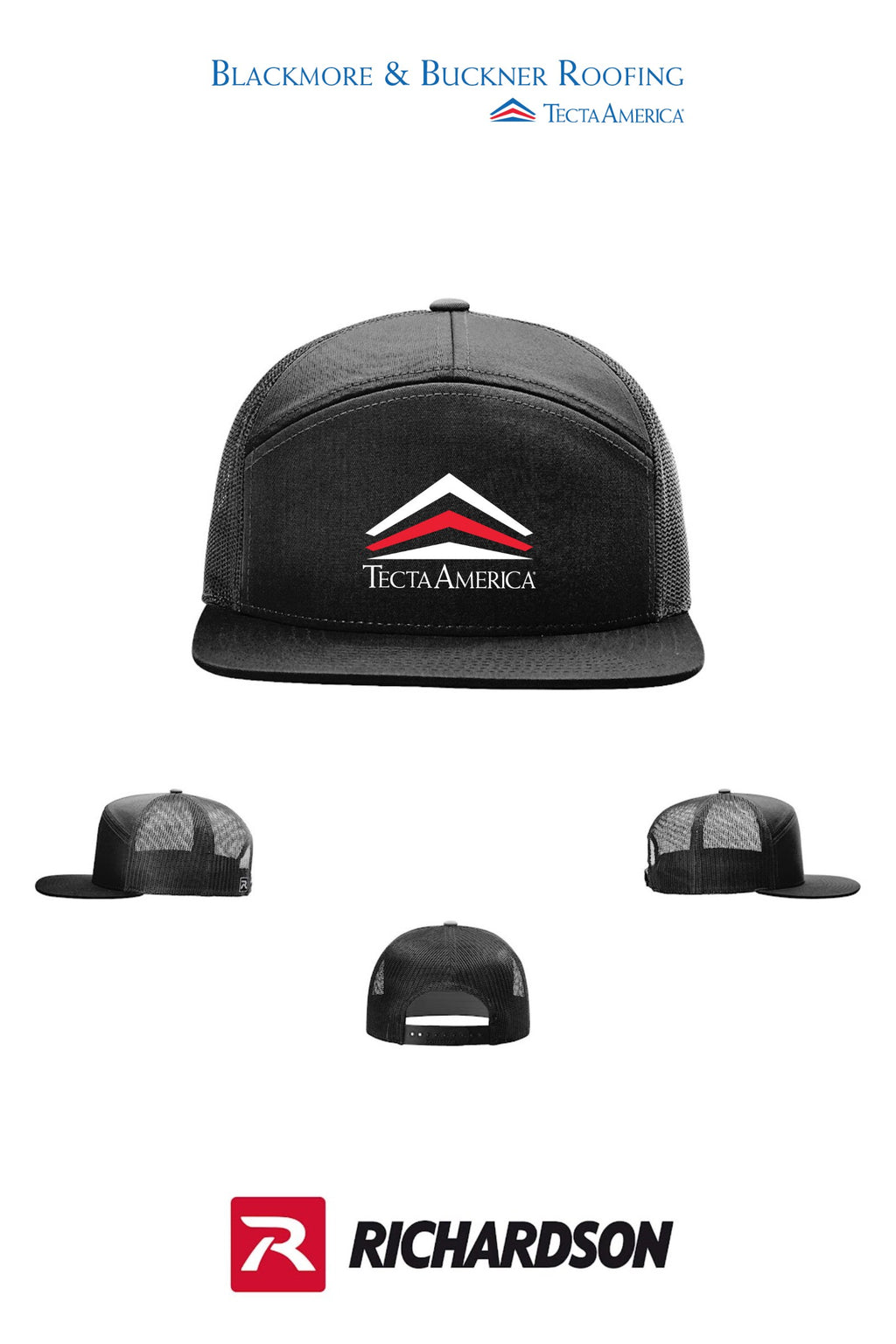 Richardson 168 Seven-Panel Trucker- Blackmore & Buckner