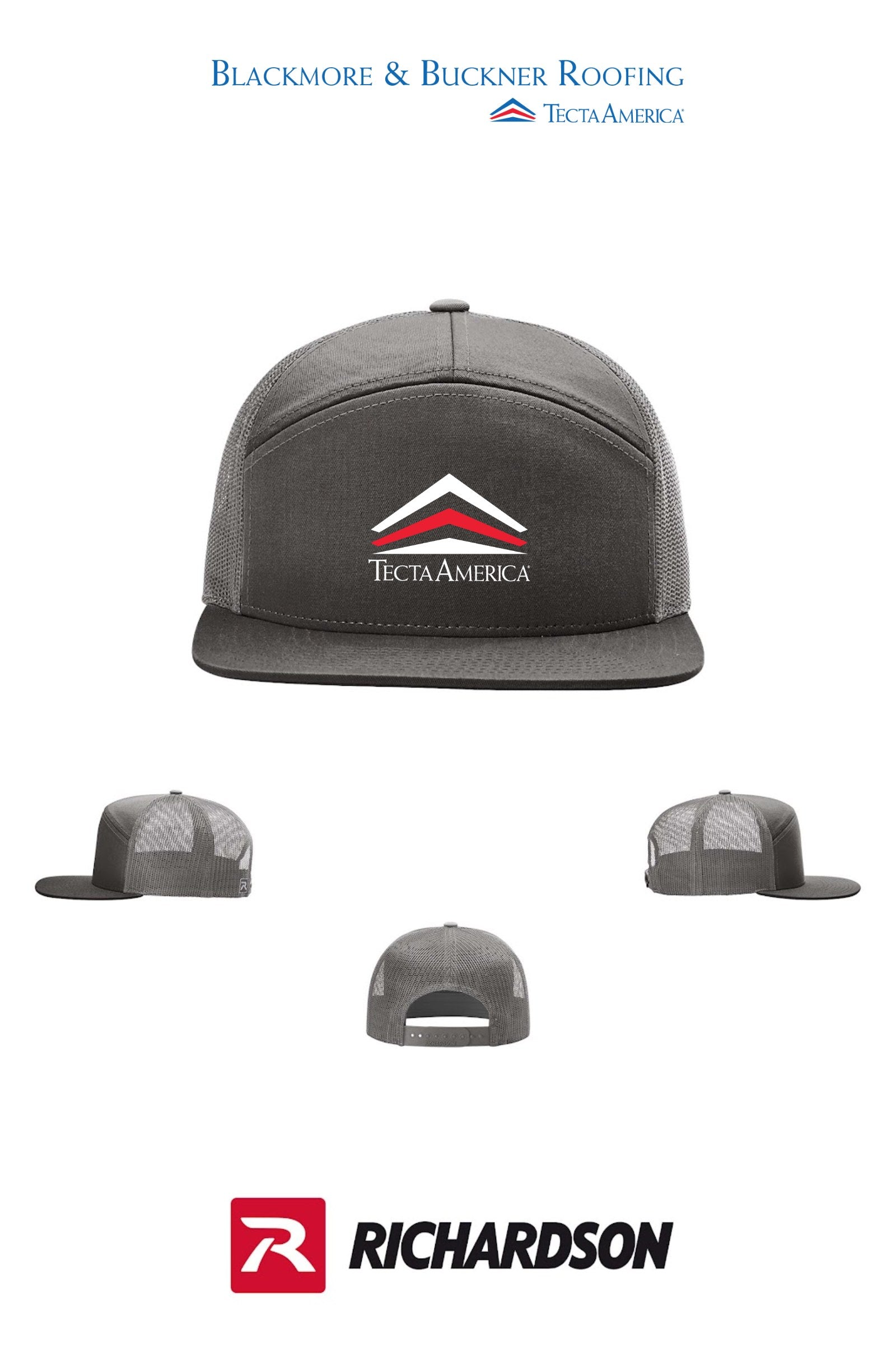 Richardson 168 Seven-Panel Trucker- Blackmore & Buckner