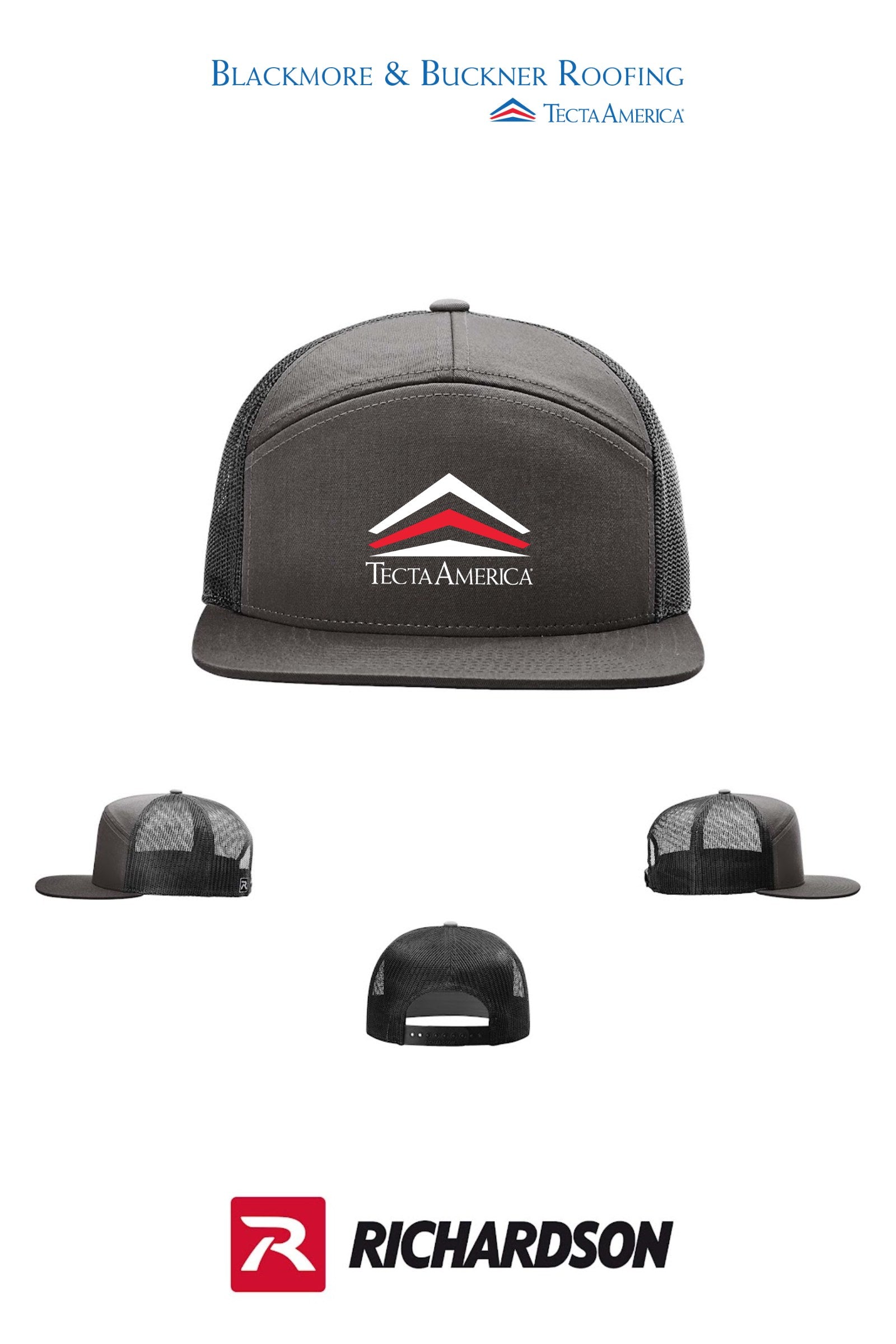 Richardson 168 Seven-Panel Trucker- Blackmore & Buckner