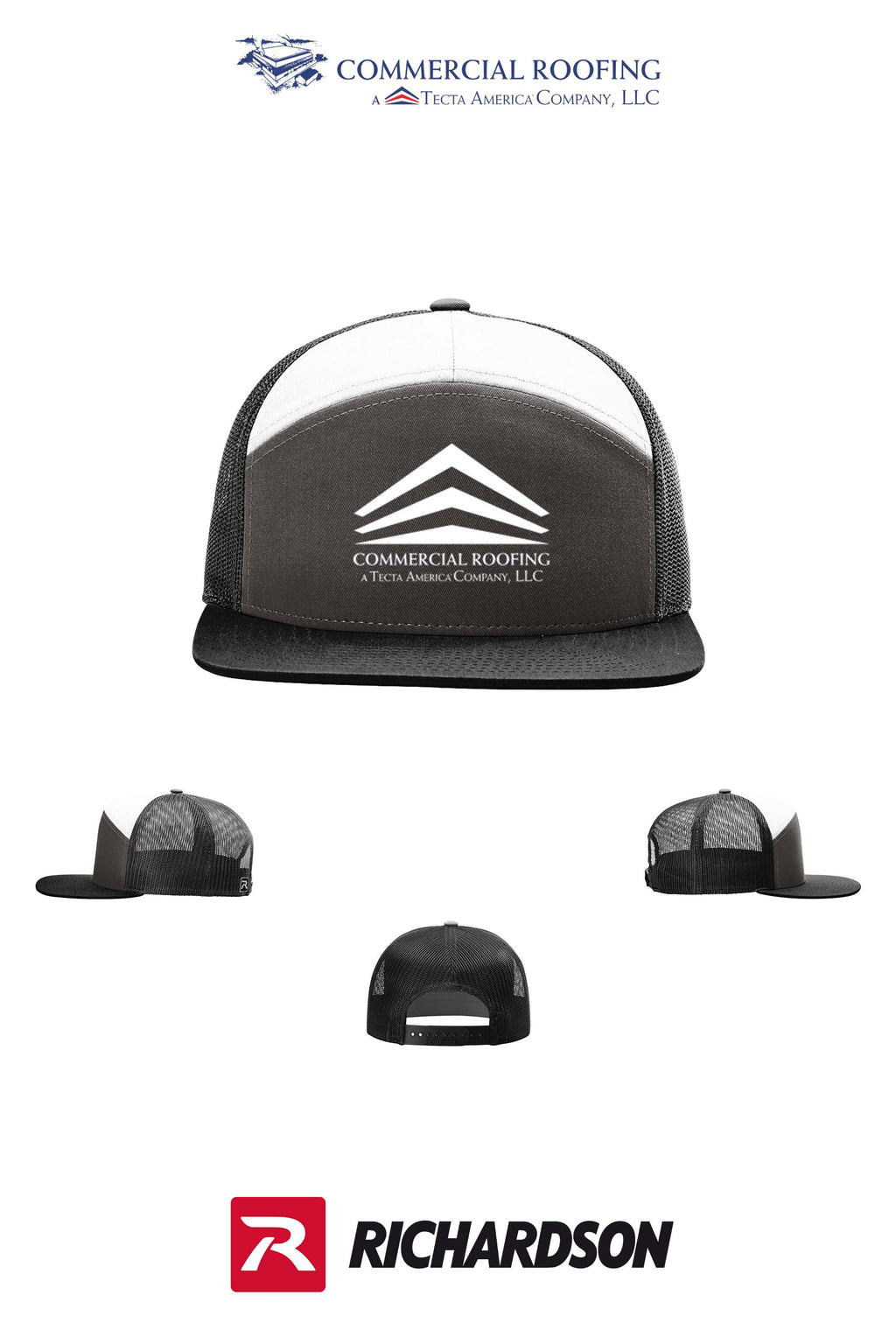 Richardson 168 Seven-Panel Trucker- Commercial Roofing
