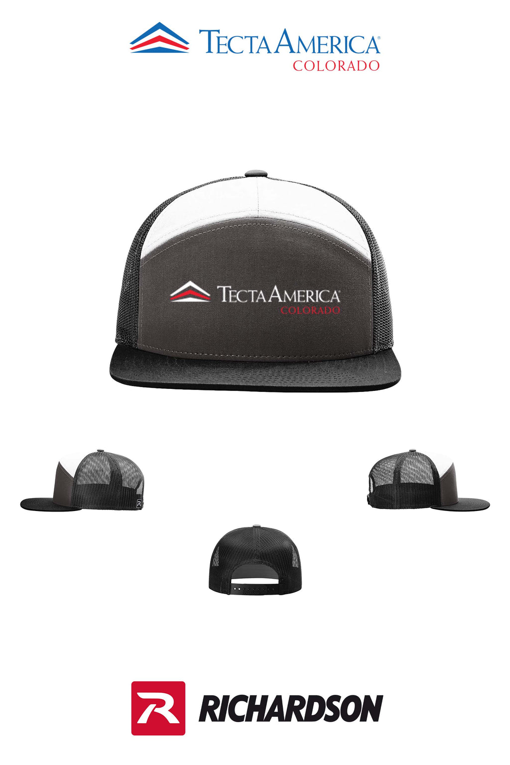 Richardson 168 Seven-Panel Trucker- Monument Roofing of Colorado