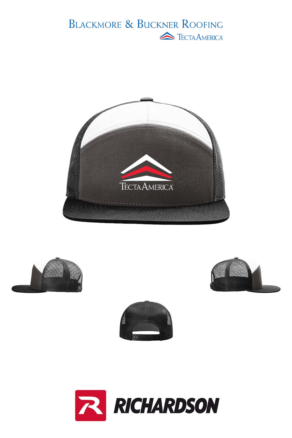 Richardson 168 Seven-Panel Trucker- Blackmore & Buckner