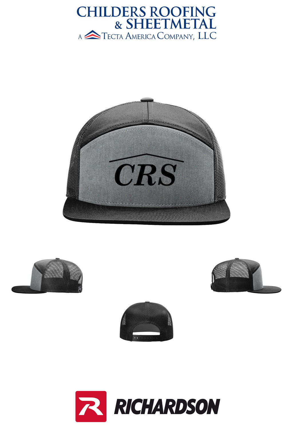 Richardson 168 Seven-Panel Trucker- CRS