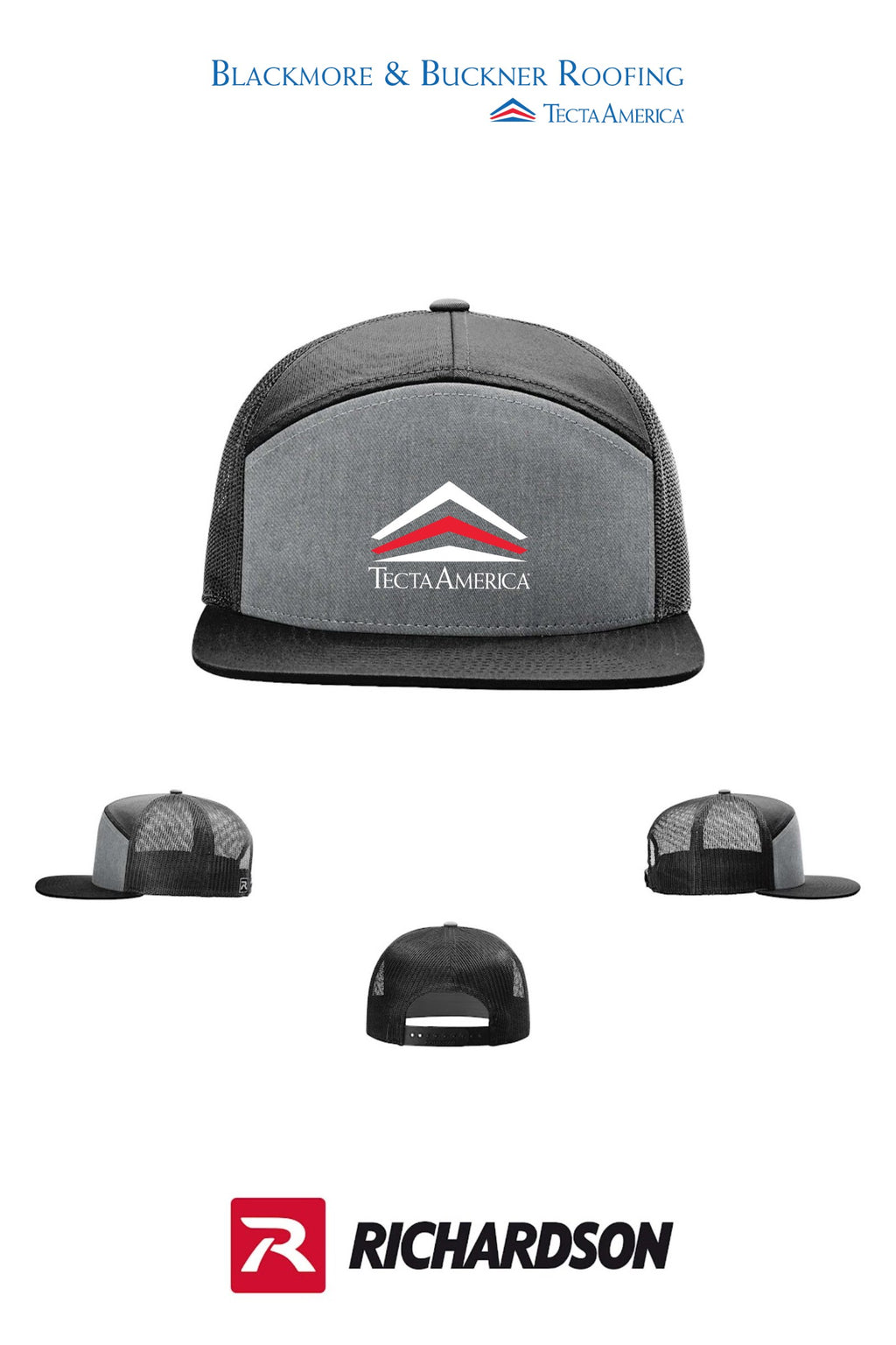 Richardson 168 Seven-Panel Trucker- Blackmore & Buckner