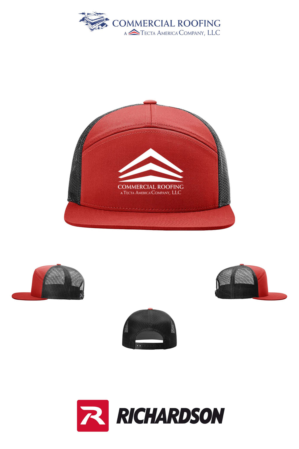 Richardson 168 Seven-Panel Trucker- Commercial Roofing