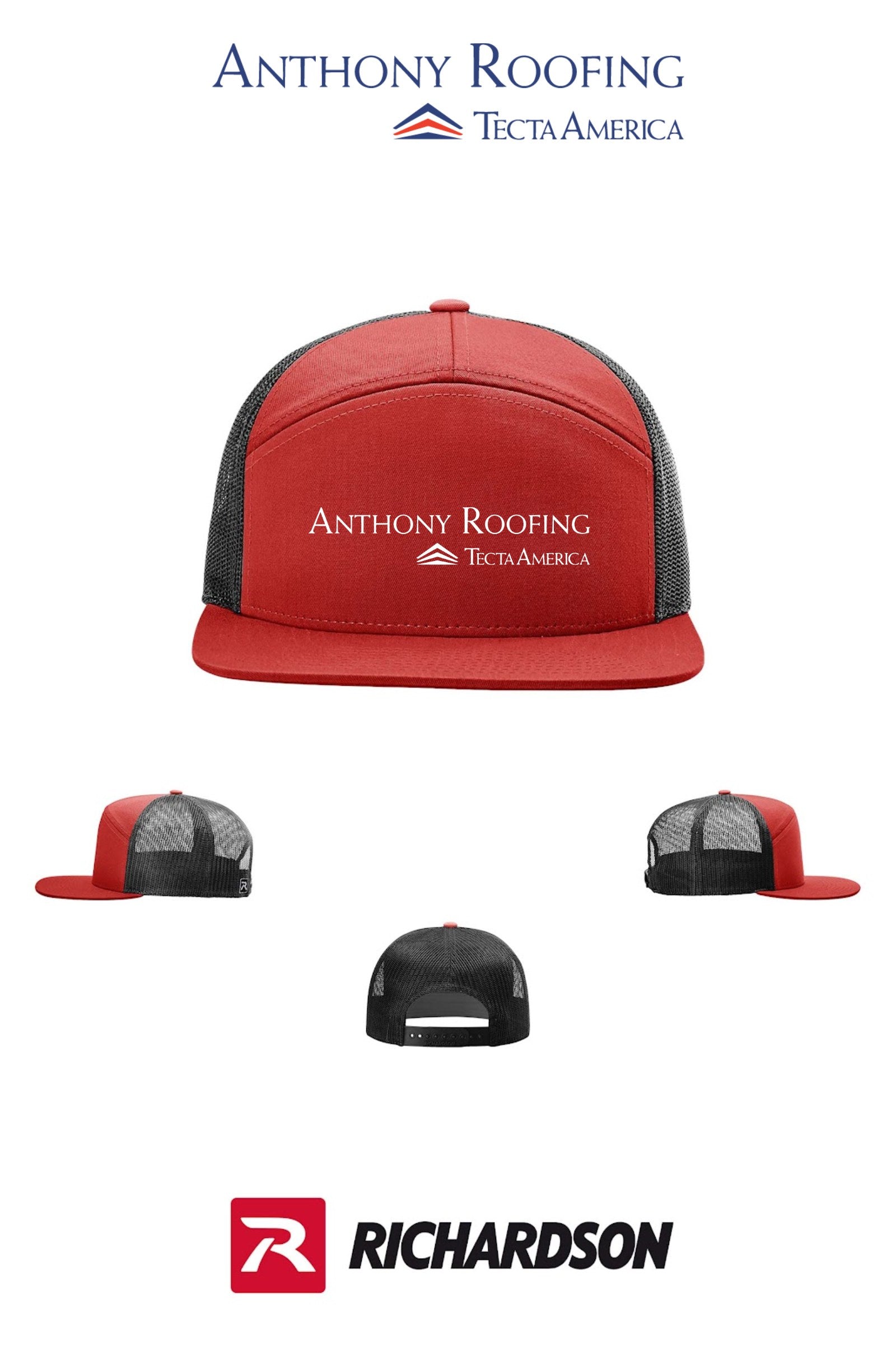 Richardson 168 Seven-Panel Trucker- Anthony Roofing