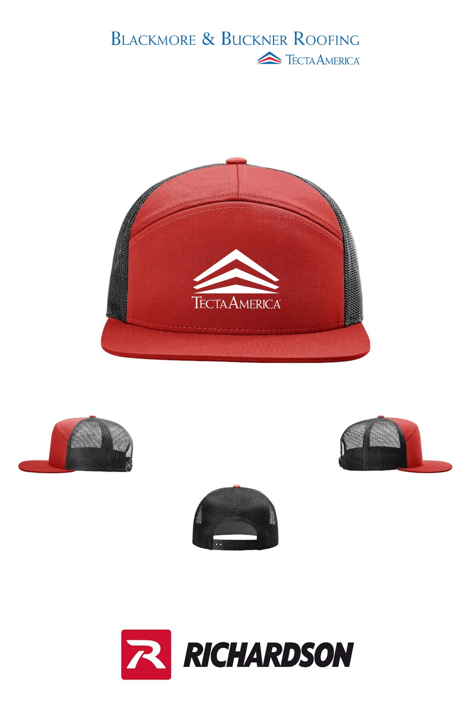 Richardson 168 Seven-Panel Trucker- Blackmore & Buckner