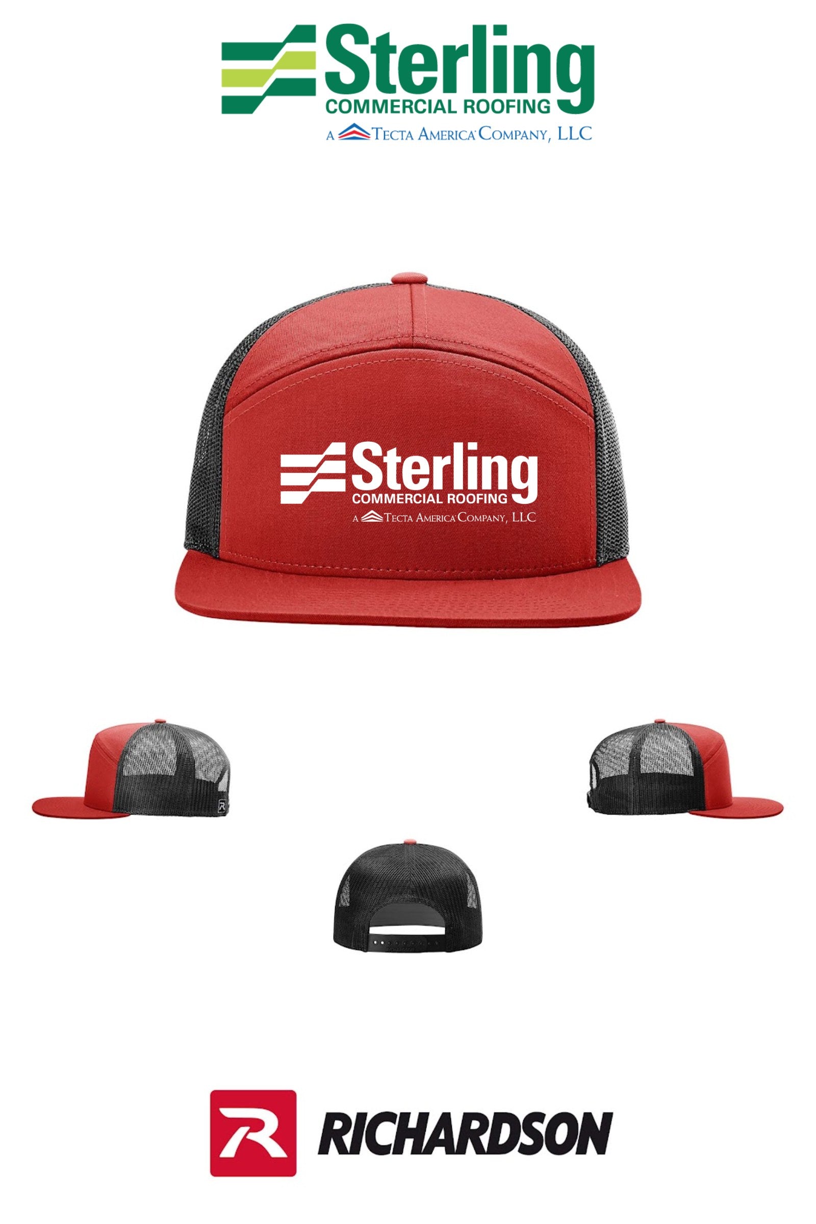 Richardson 168 Seven-Panel Trucker- Sterling, A Tecta American Company LLC