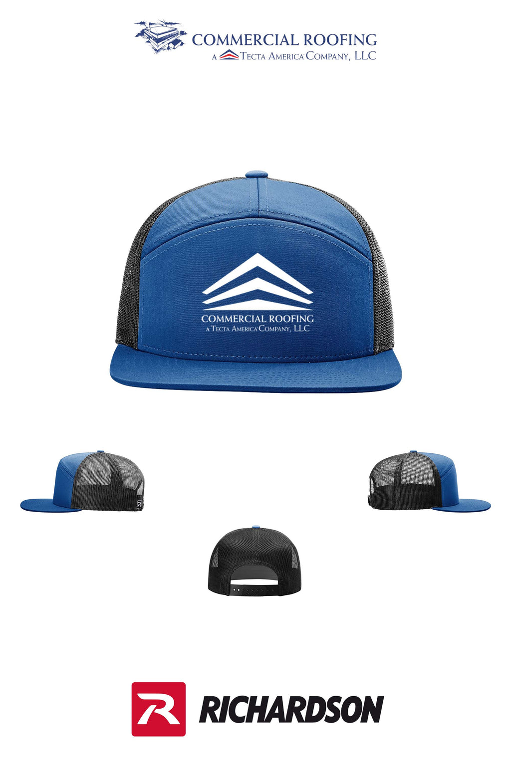 Richardson 168 Seven-Panel Trucker- Commercial Roofing