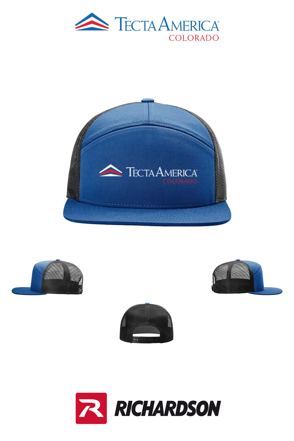 Richardson 168 Seven-Panel Trucker- Monument Roofing of Colorado