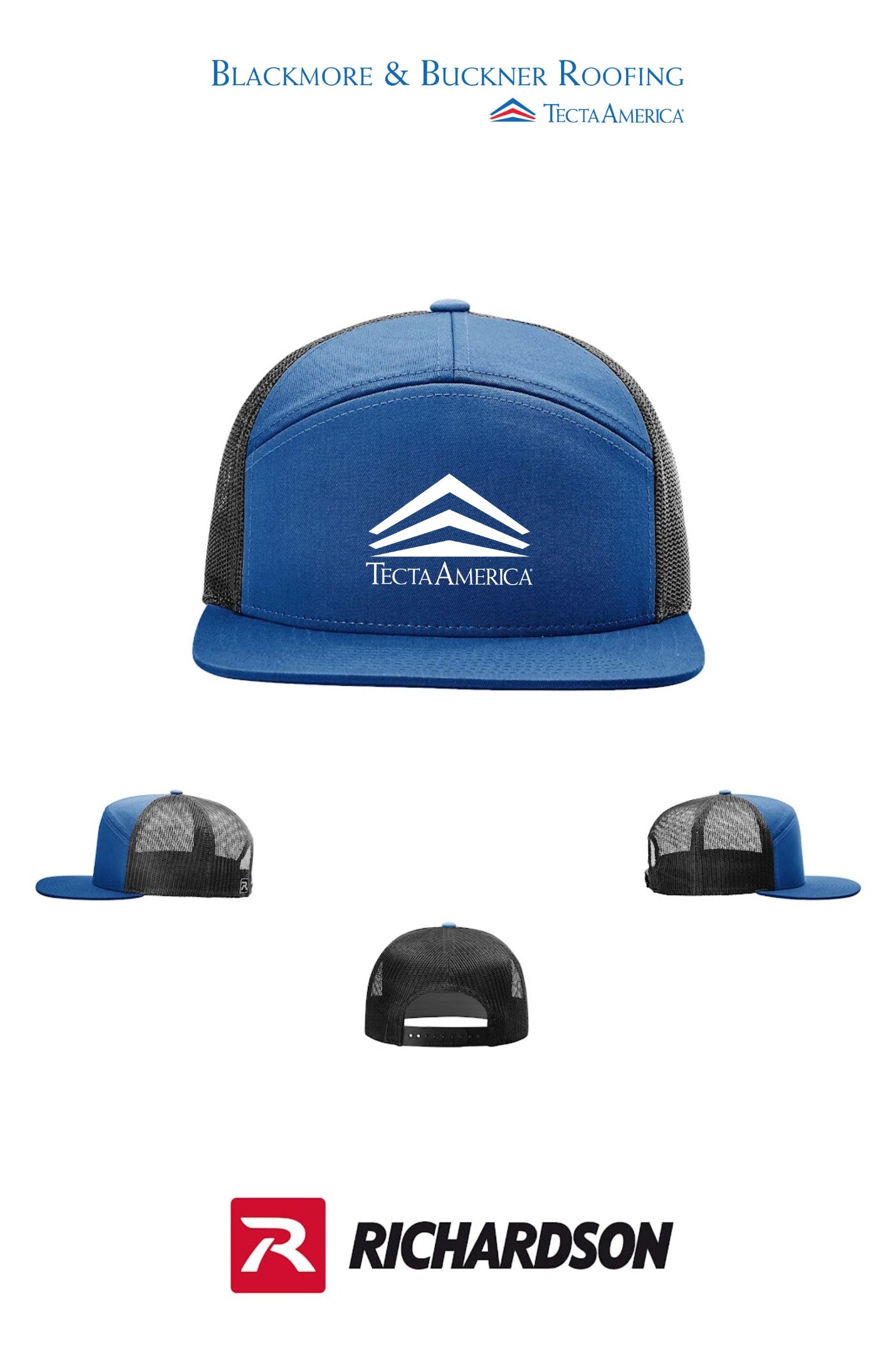 Richardson 168 Seven-Panel Trucker- Blackmore & Buckner