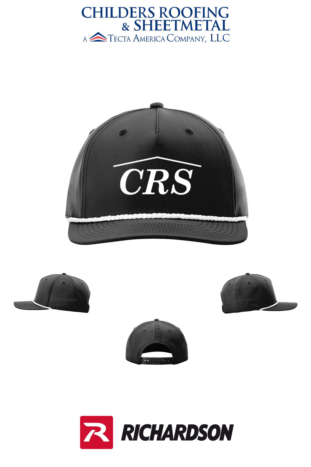 Richardson 258 Five-Panel Classic Rope Cap - CRS