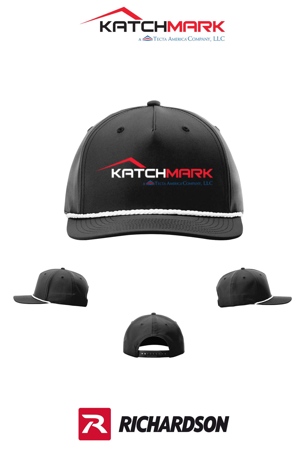 Richardson 258 Five-Panel Classic Rope Cap - Katchmark, A Tecta American Company LLC