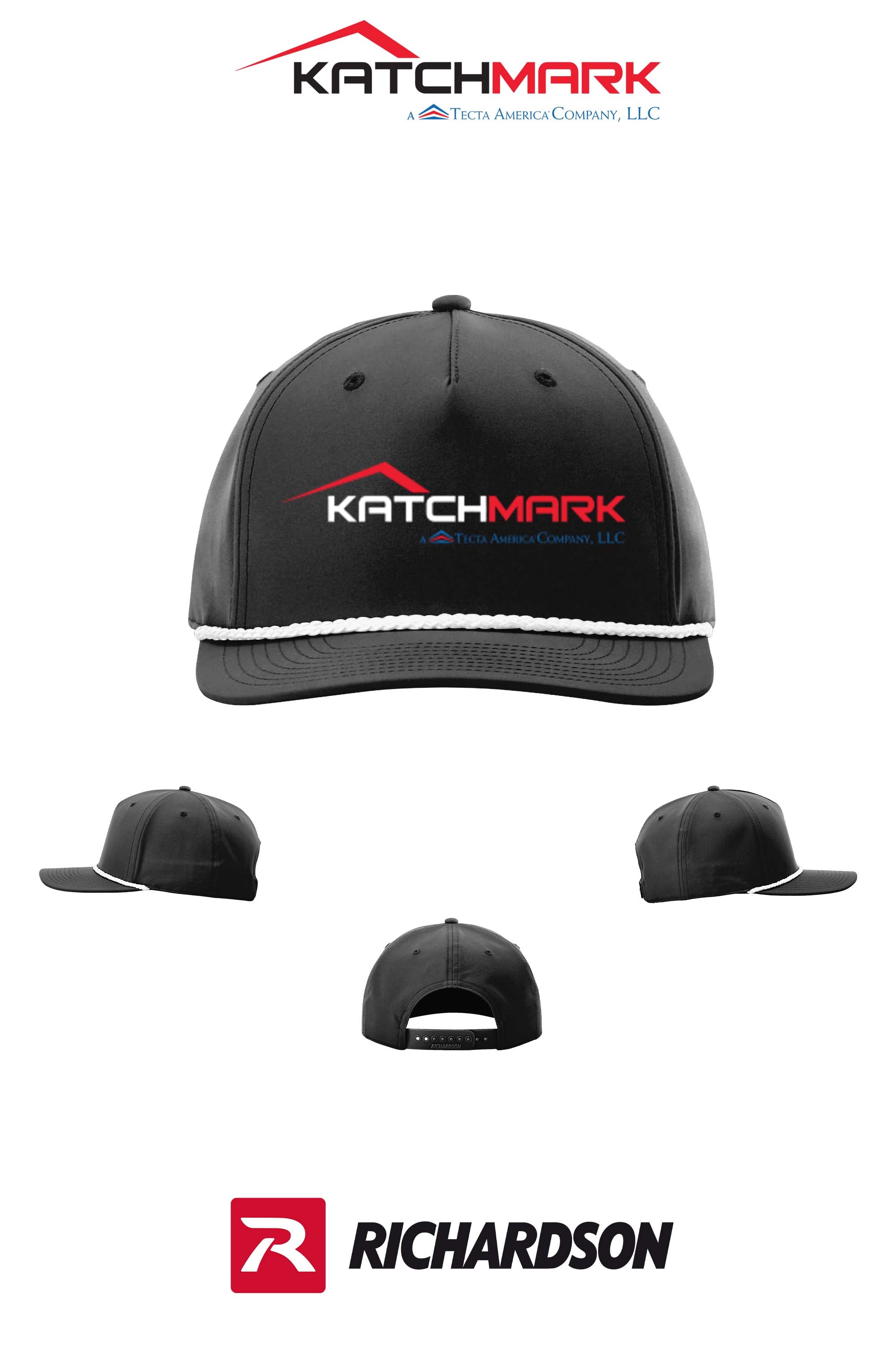 Richardson 258 Five-Panel Classic Rope Cap - Katchmark, A Tecta American Company LLC