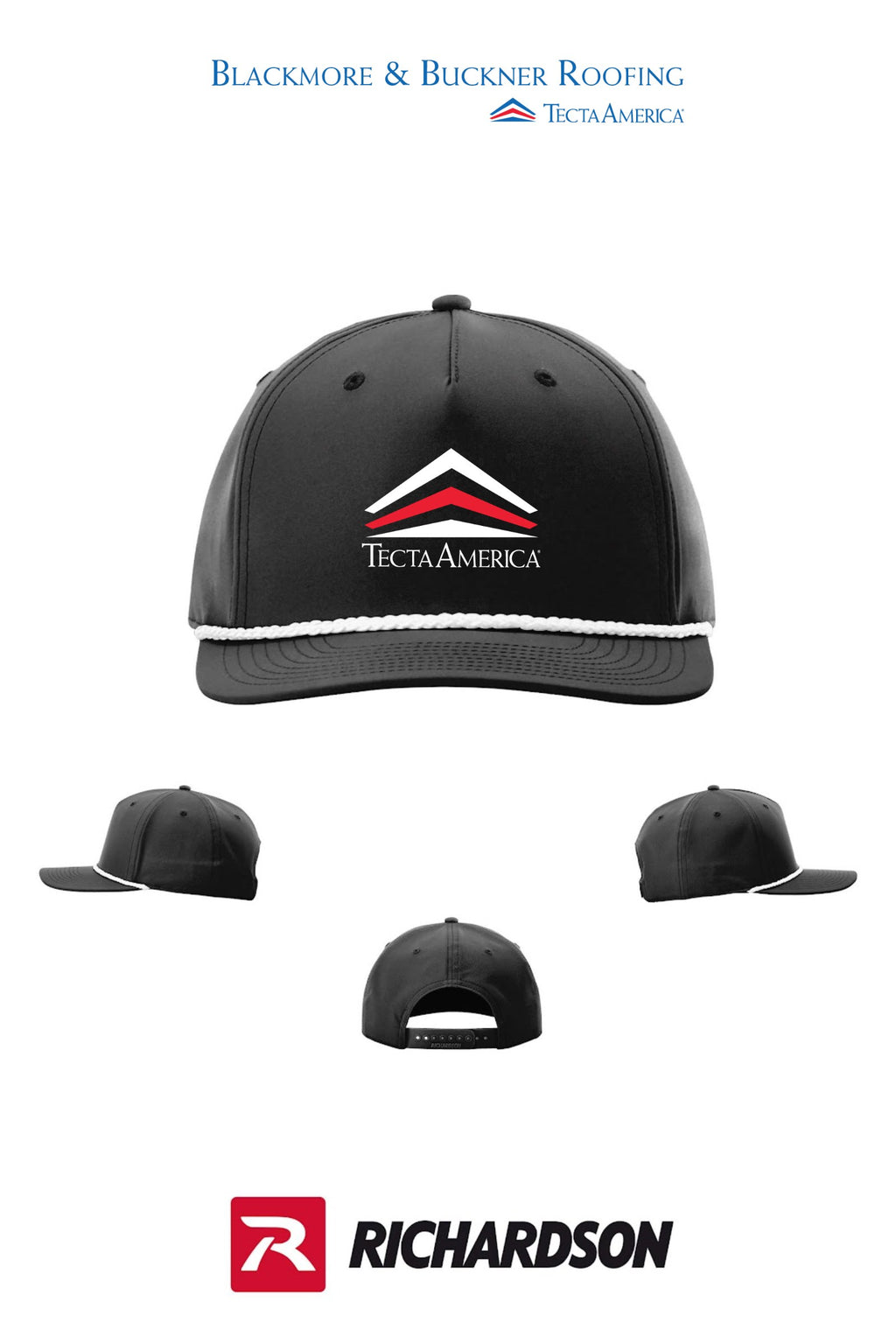 Richardson 258 Five-Panel Classic Rope Cap - Blackmore & Buckner