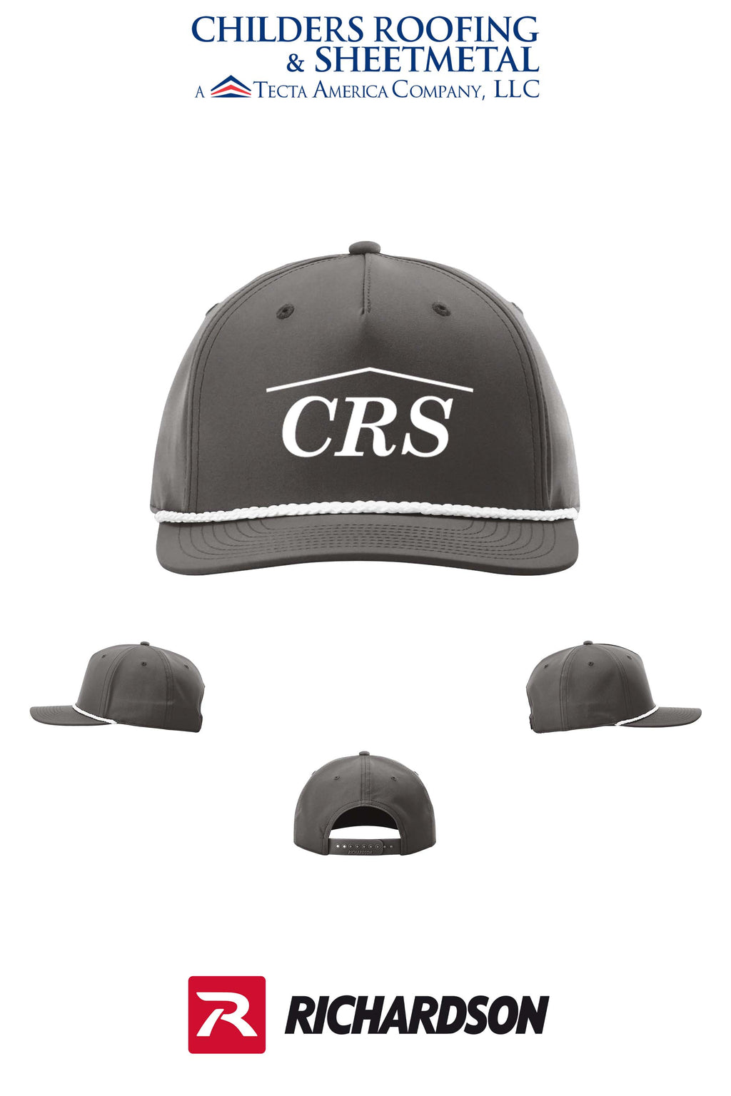 Richardson 258 Five-Panel Classic Rope Cap - CRS