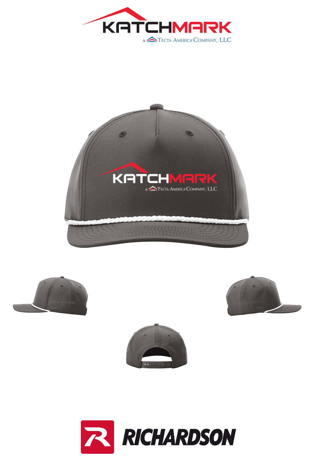 Richardson 258 Five-Panel Classic Rope Cap - Katchmark, A Tecta American Company LLC
