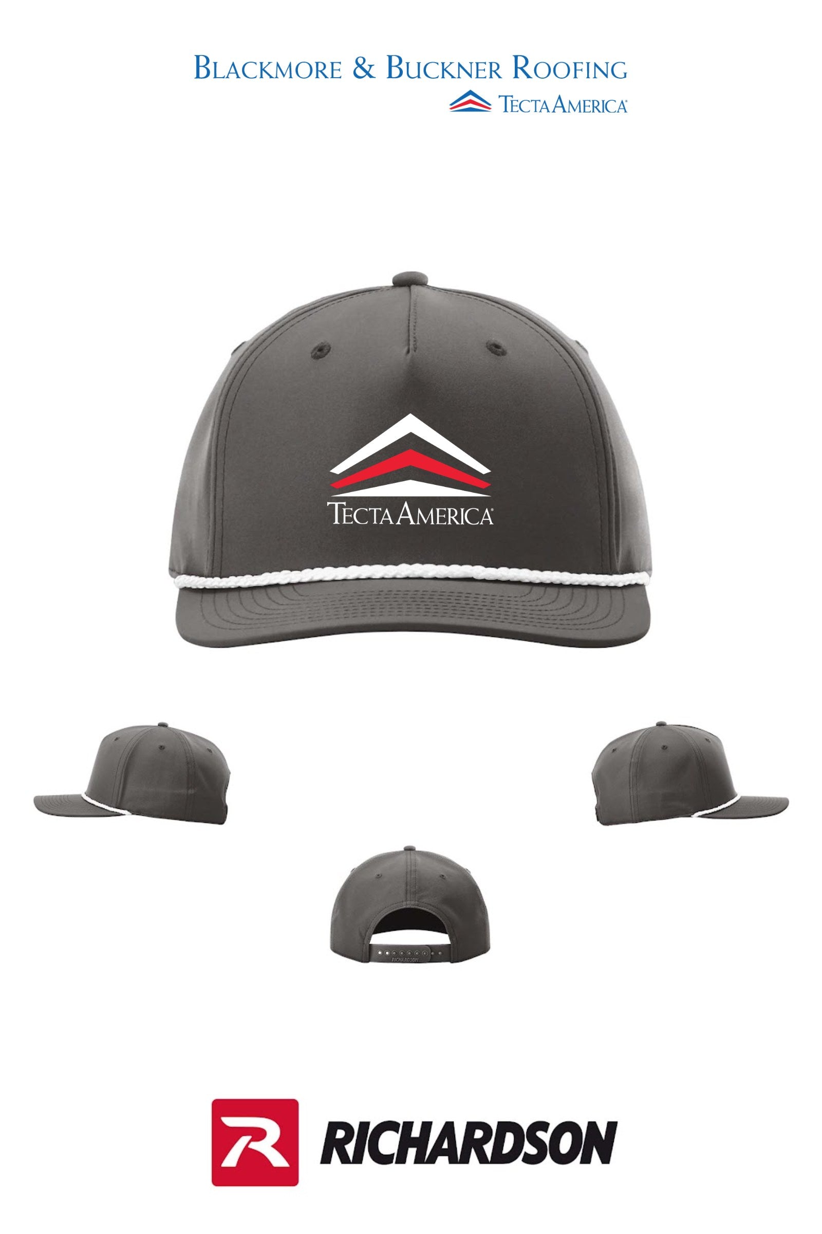 Richardson 258 Five-Panel Classic Rope Cap - Blackmore & Buckner