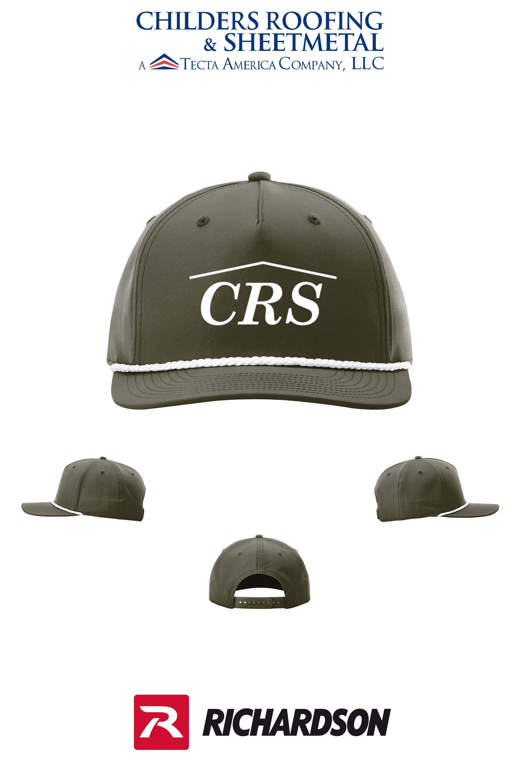 Richardson 258 Five-Panel Classic Rope Cap - CRS