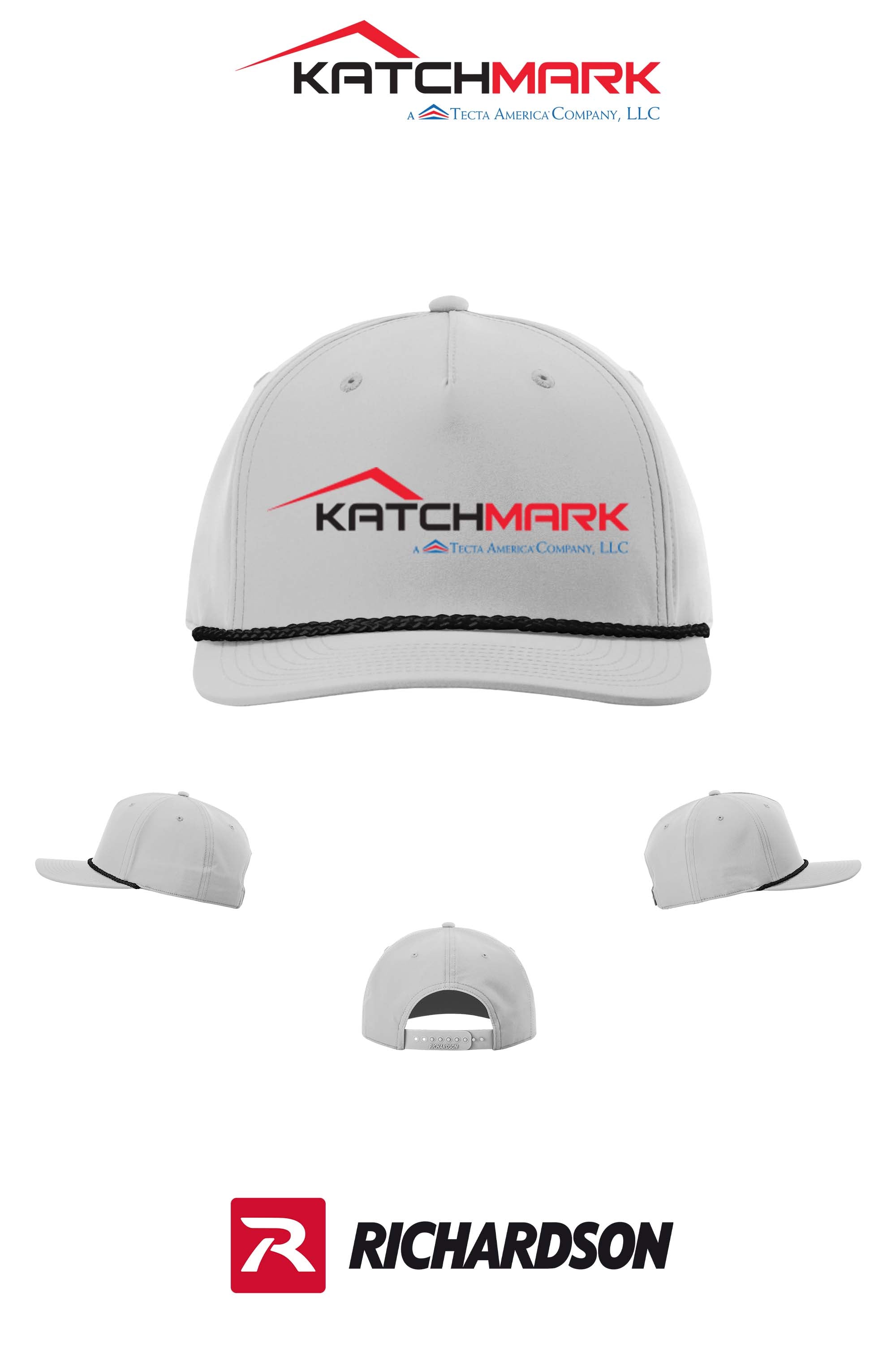 Richardson 258 Five-Panel Classic Rope Cap - Katchmark, A Tecta American Company LLC