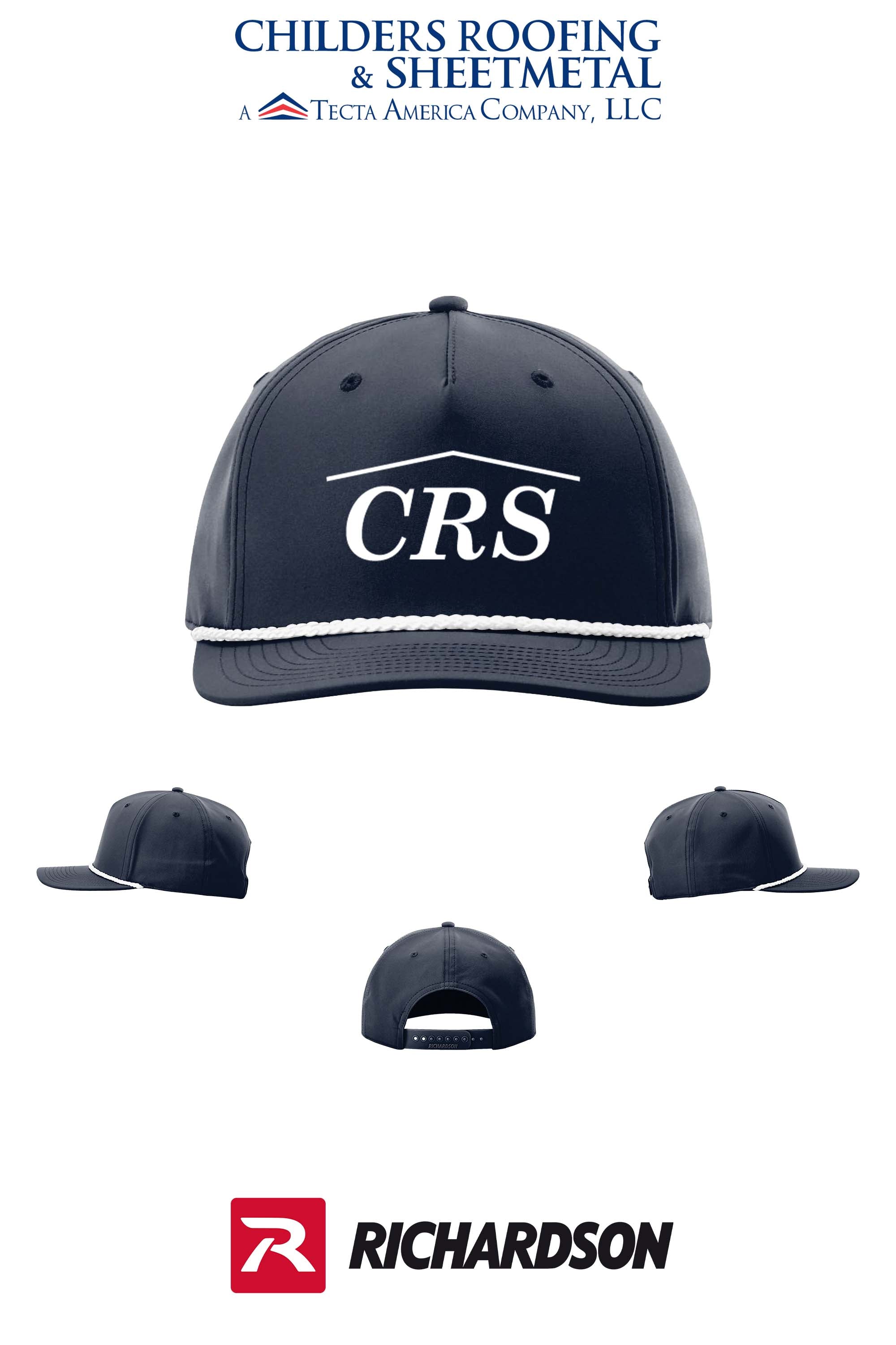 Richardson 258 Five-Panel Classic Rope Cap - CRS