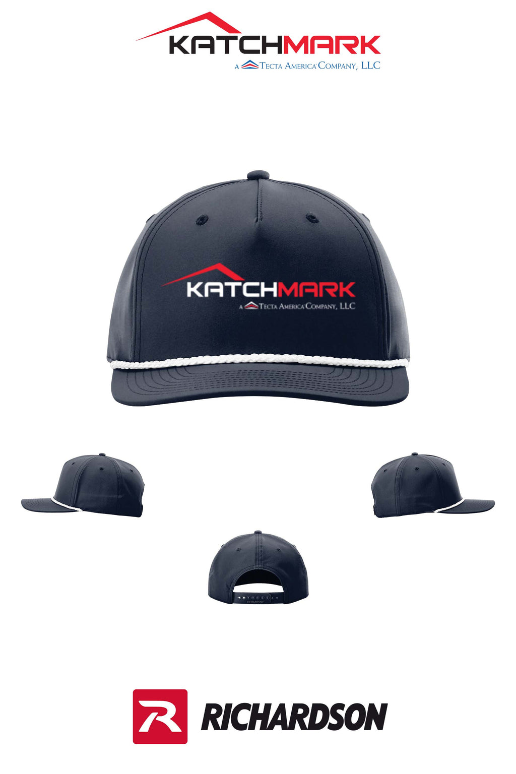 Richardson 258 Five-Panel Classic Rope Cap - Katchmark, A Tecta American Company LLC