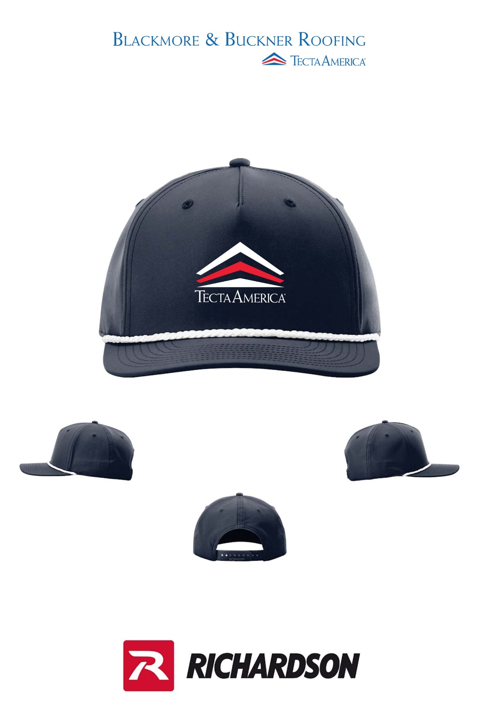 Richardson 258 Five-Panel Classic Rope Cap - Blackmore & Buckner