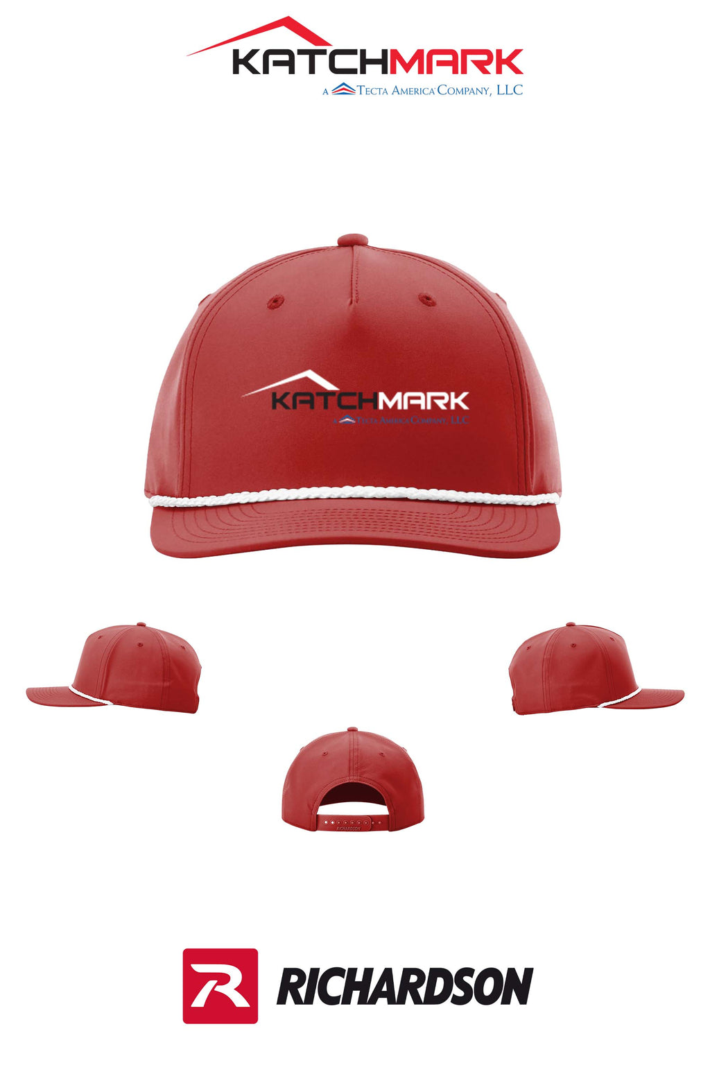 Richardson 258 Five-Panel Classic Rope Cap - Katchmark, A Tecta American Company LLC