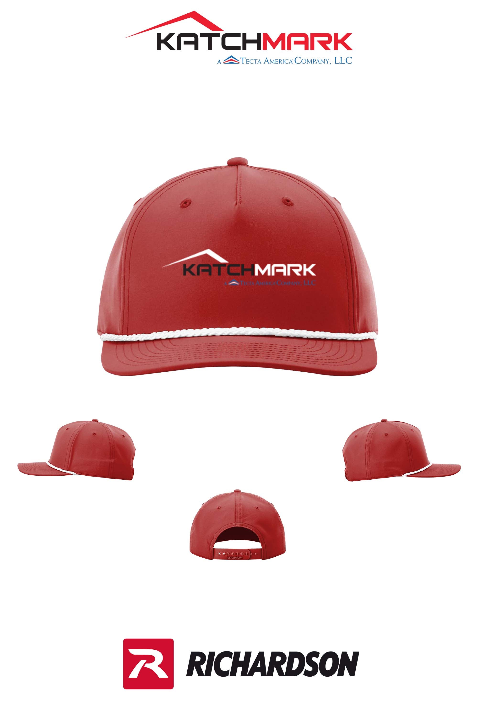 Richardson 258 Five-Panel Classic Rope Cap - Katchmark, A Tecta American Company LLC