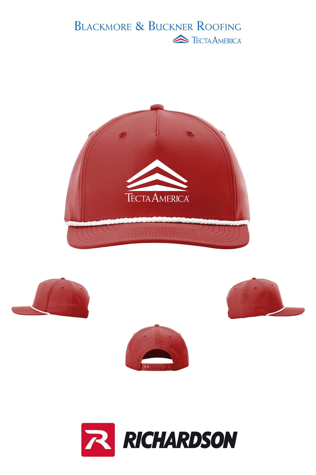 Richardson 258 Five-Panel Classic Rope Cap - Blackmore & Buckner