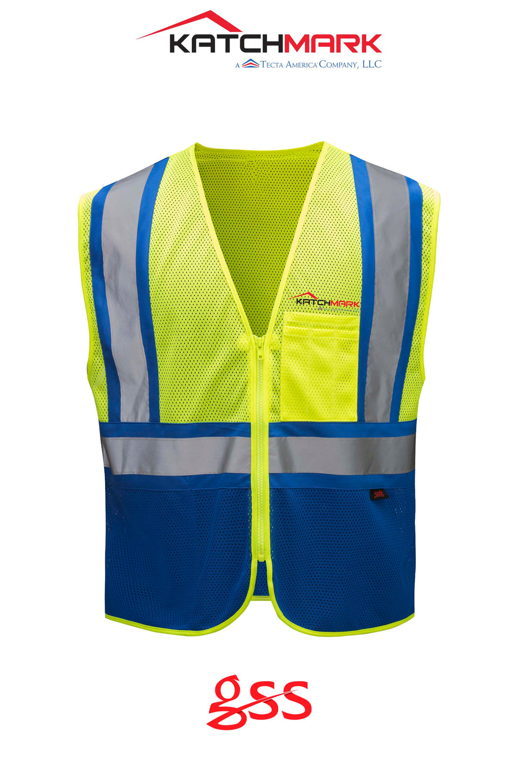Enhanced Visibility Multi-color Vest - Katchmark, A Tecta American Company LLC