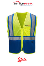 Enhanced Visibility Multi-color Vest - Katchmark, A Tecta American Company LLC