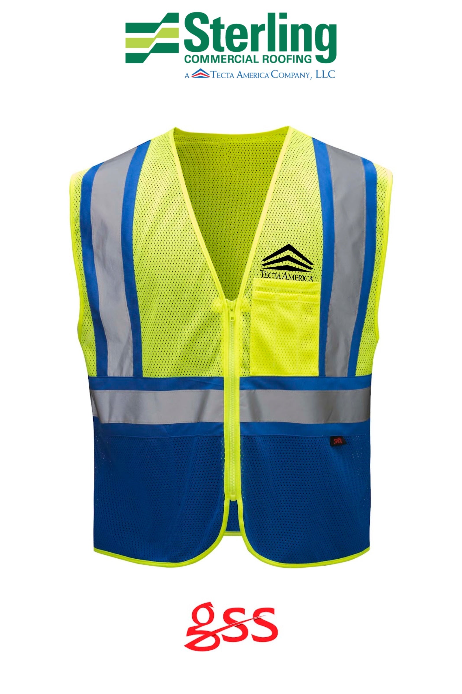 Enhanced Visibility Multi-color Vest - Sterling, A Tecta American Company LLC