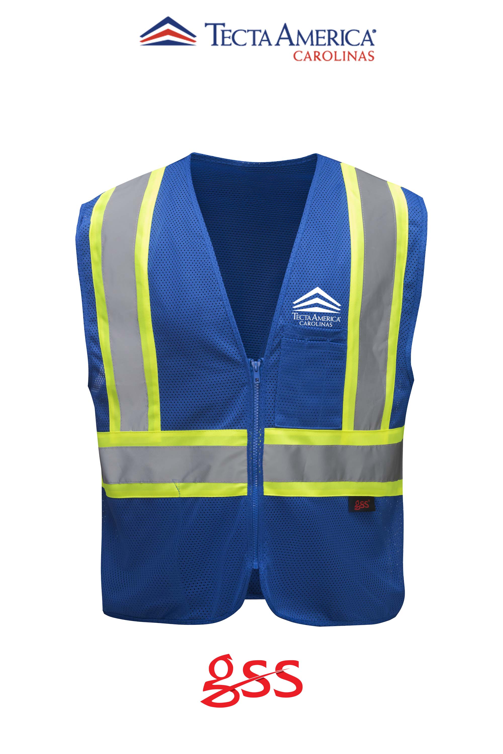 Enhanced Visibility Multi-color Vest - Tecta America Carolinas LLC