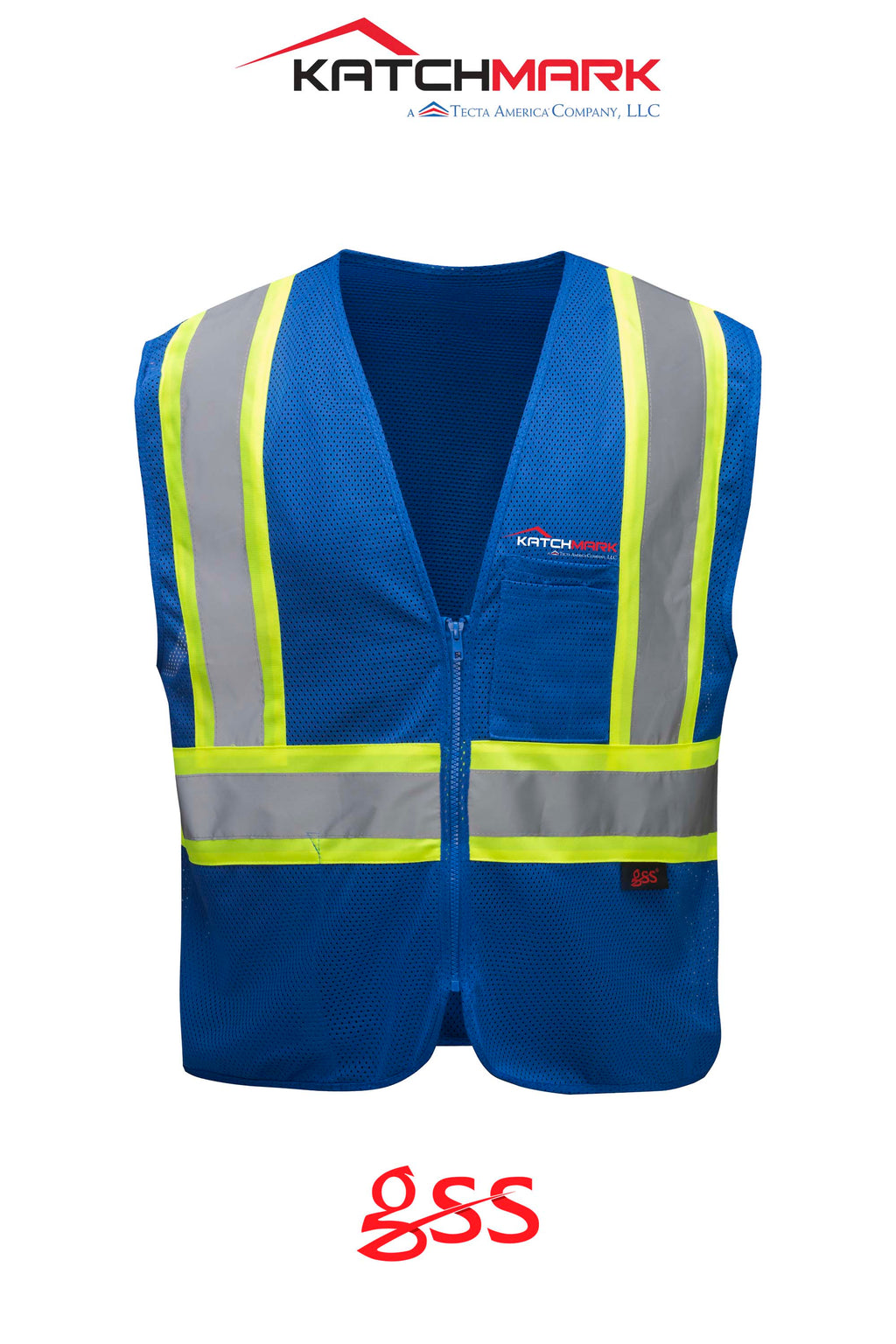 Enhanced Visibility Multi-color Vest - Katchmark, A Tecta American Company LLC