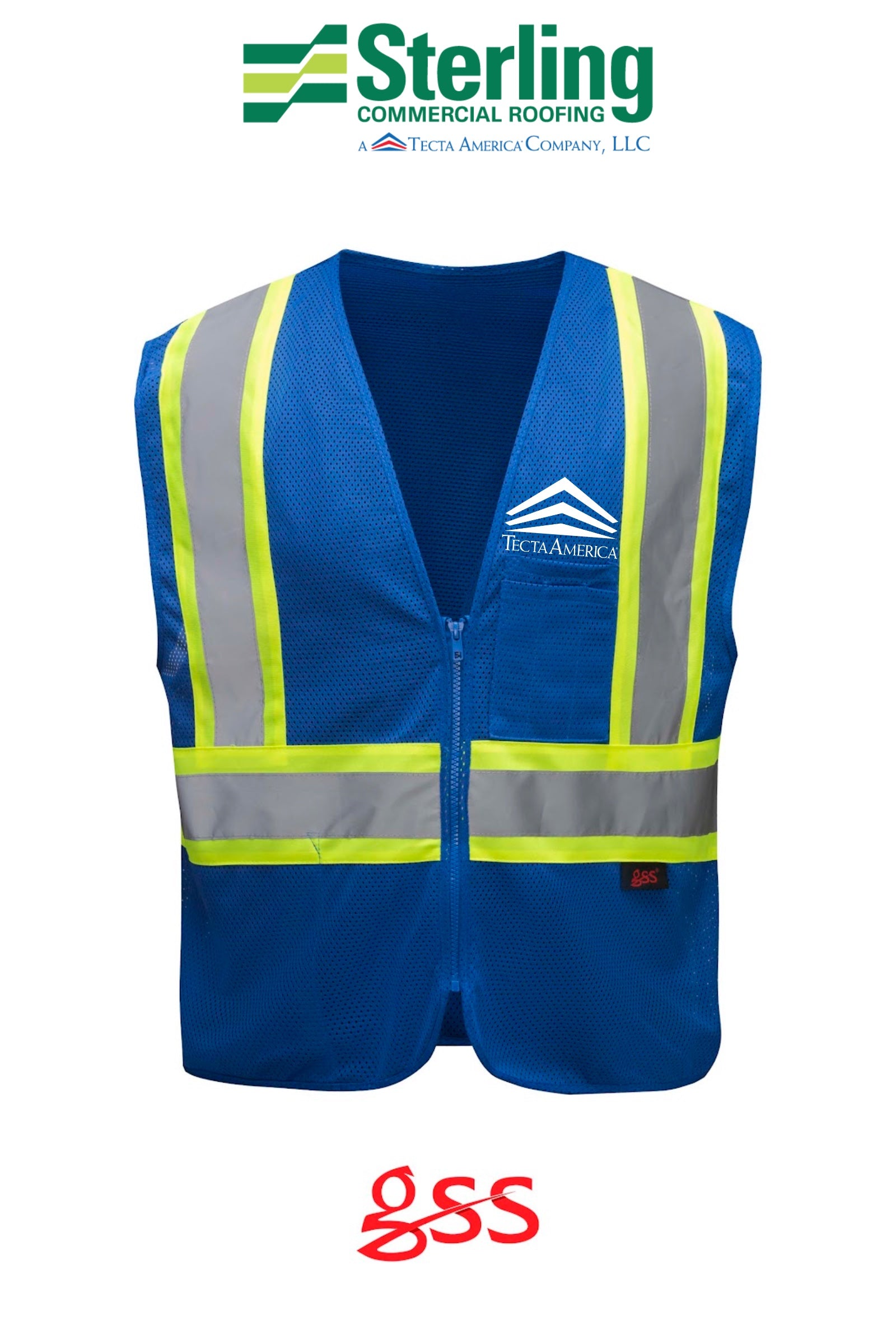 Enhanced Visibility Multi-color Vest - Sterling, A Tecta American Company LLC